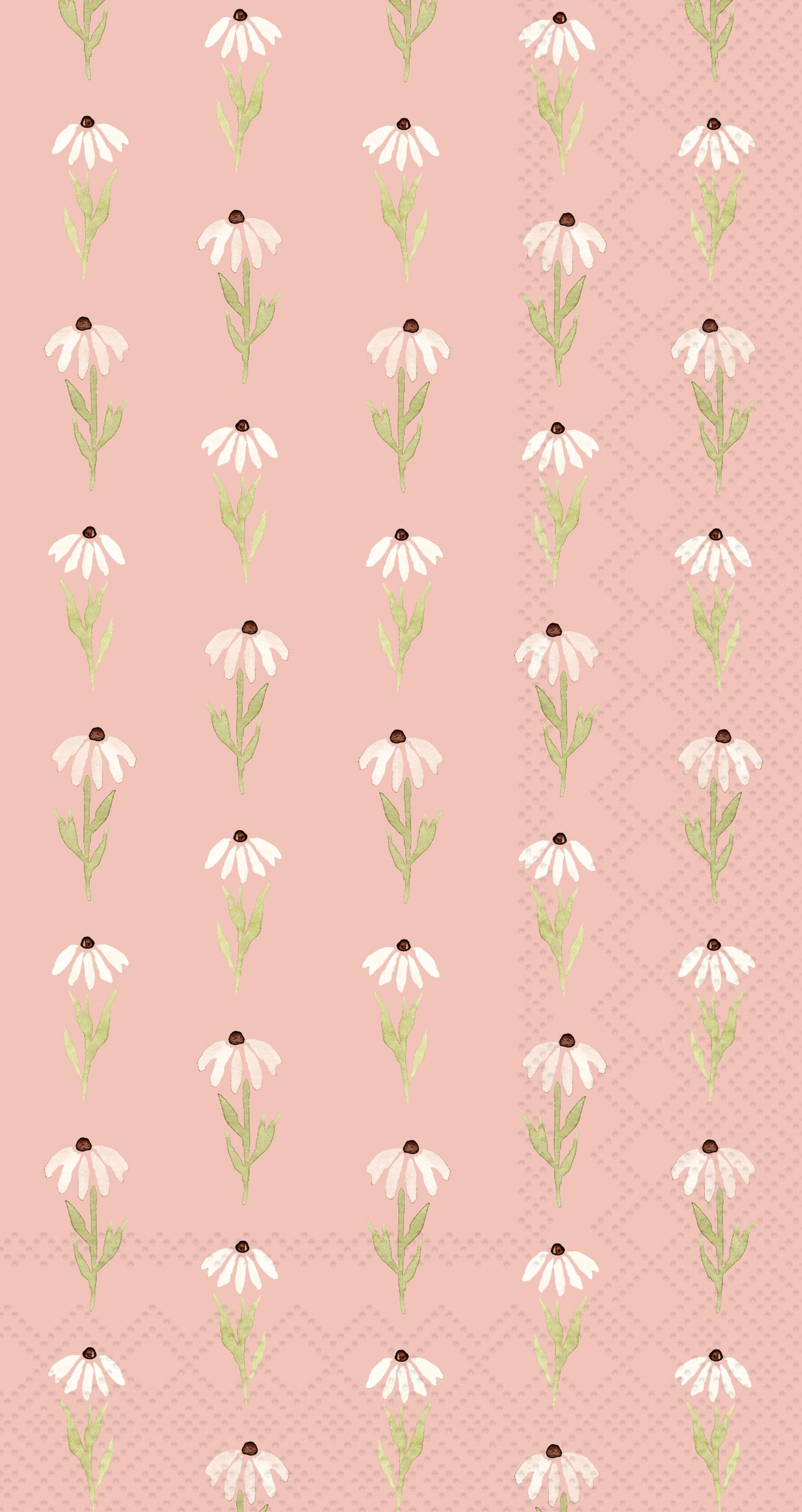 Pink Daisy Guest Towel