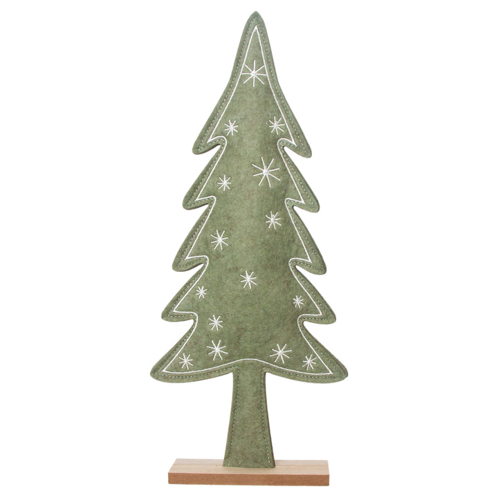 Felted Tree With Stars