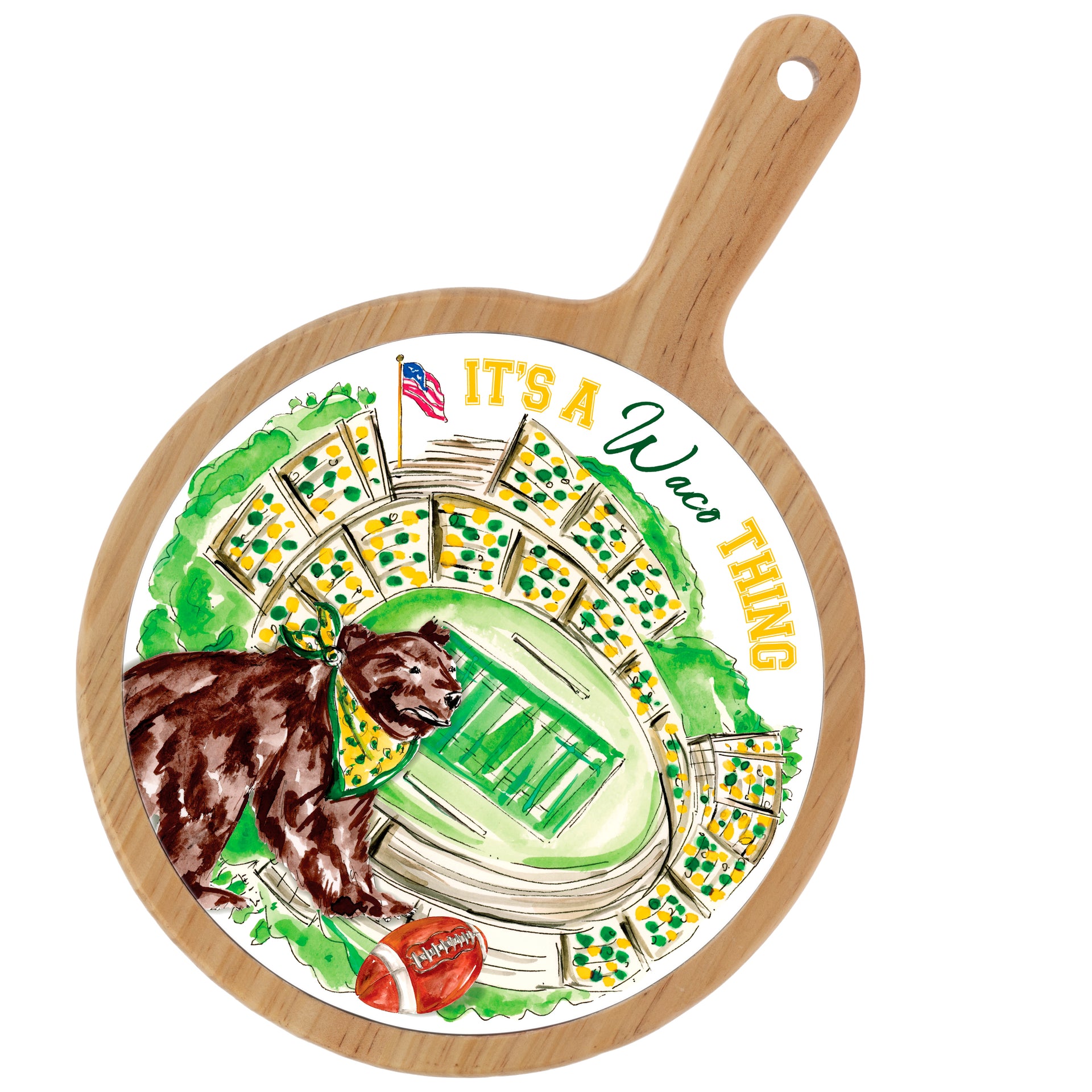 Yellow Bear Stadium Cheeseboard