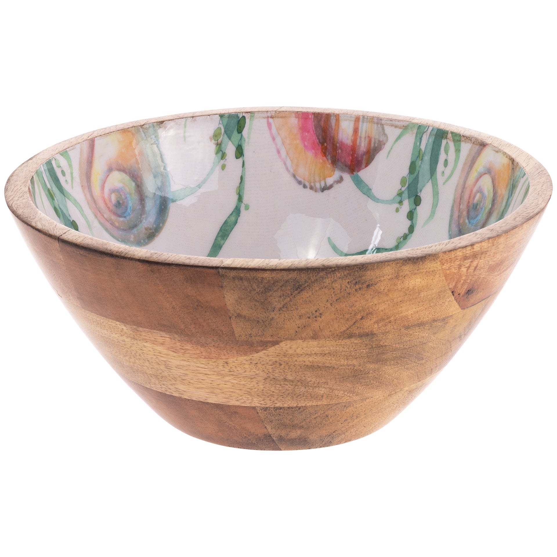 Aquamarine Wood Bowl