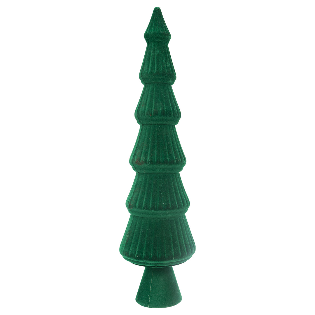 Green Flocked Christmas Tree Large