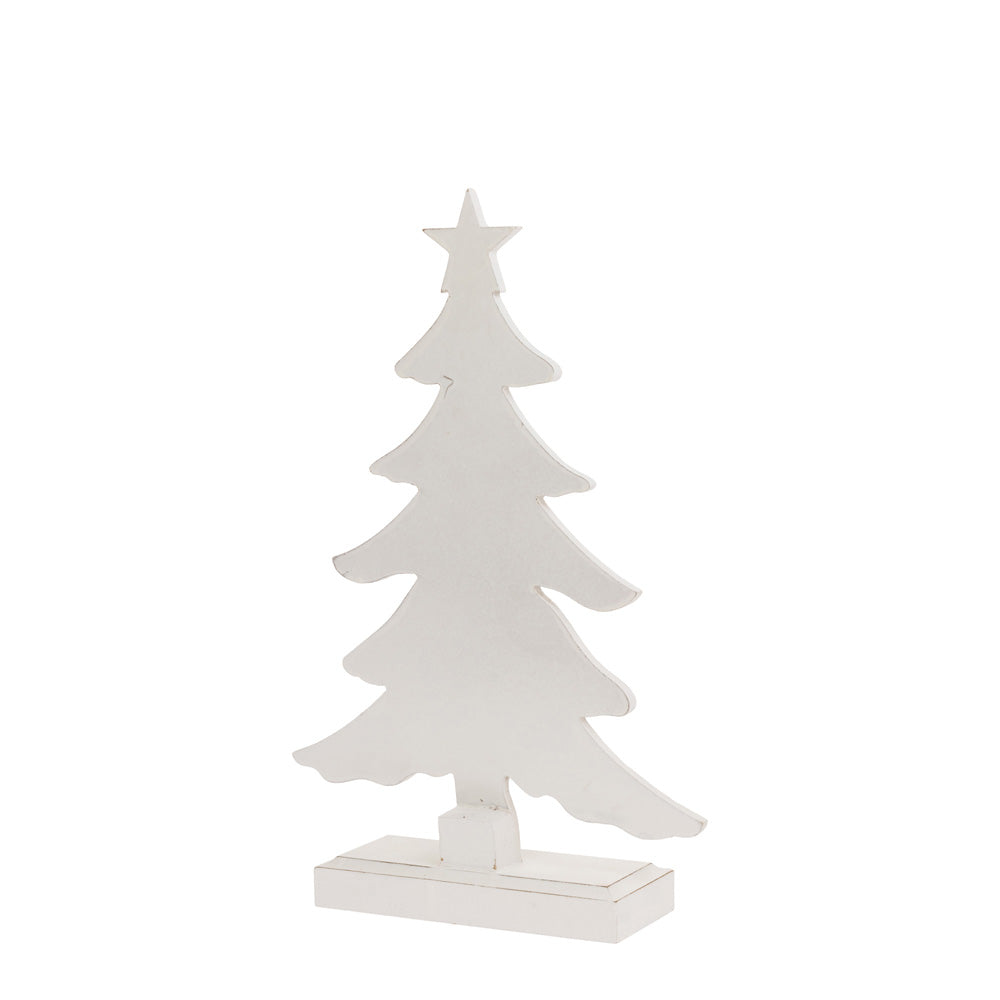 Weathered Winter White Trees (Set of 3)