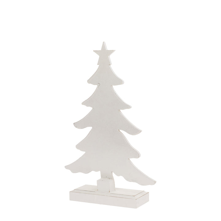 Weathered Winter White Trees (Set of 3)