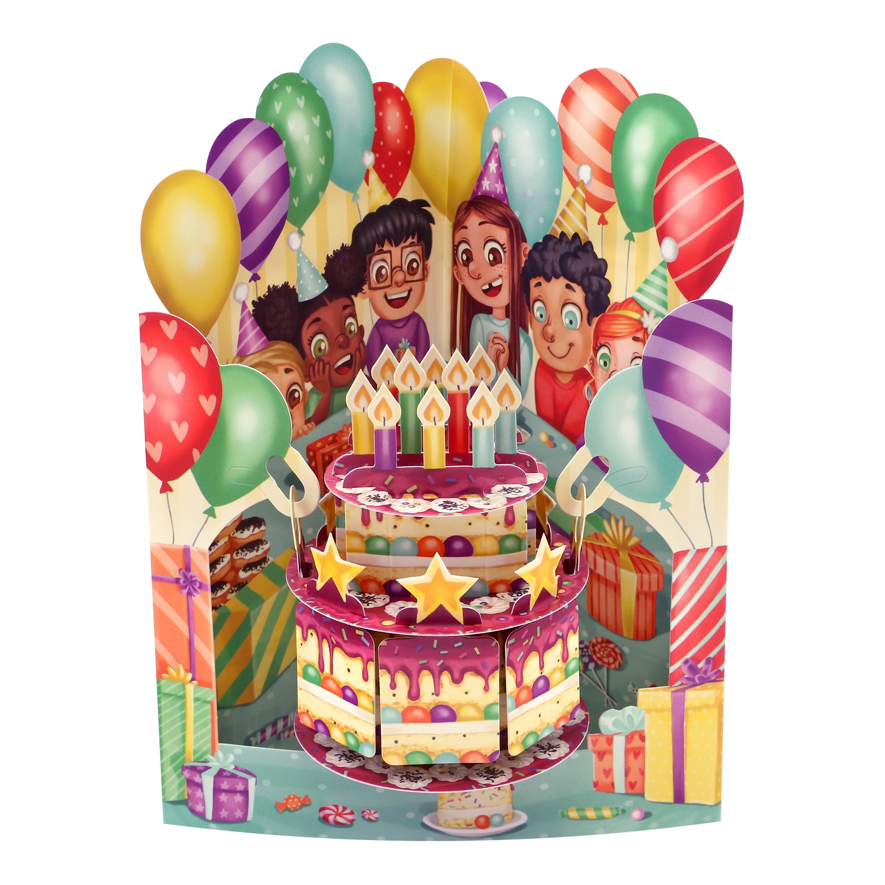 Birthday Cake Display Card