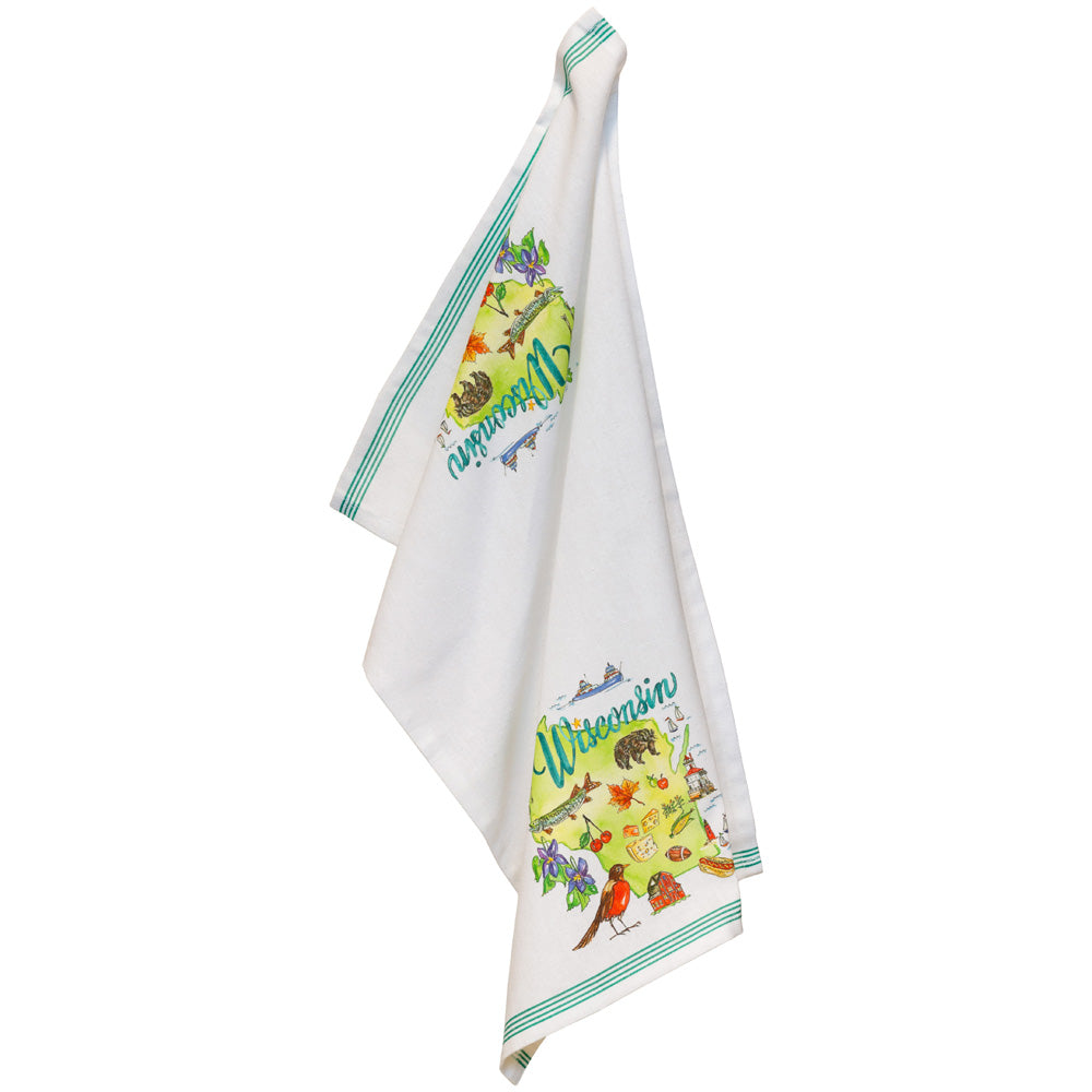 Wisconsin Tea Towels (Set of 2)