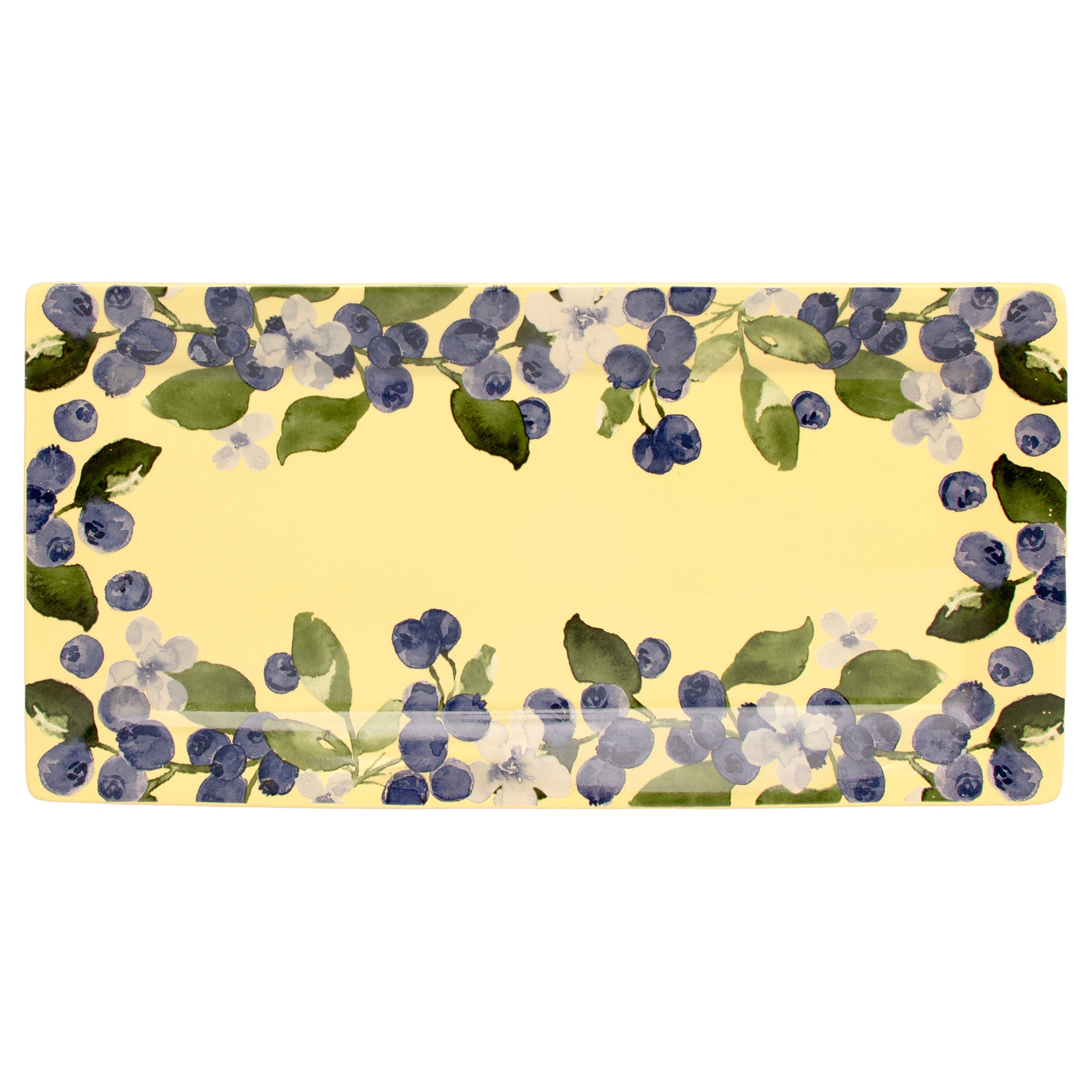 Blueberry Rectangle 14" Platter