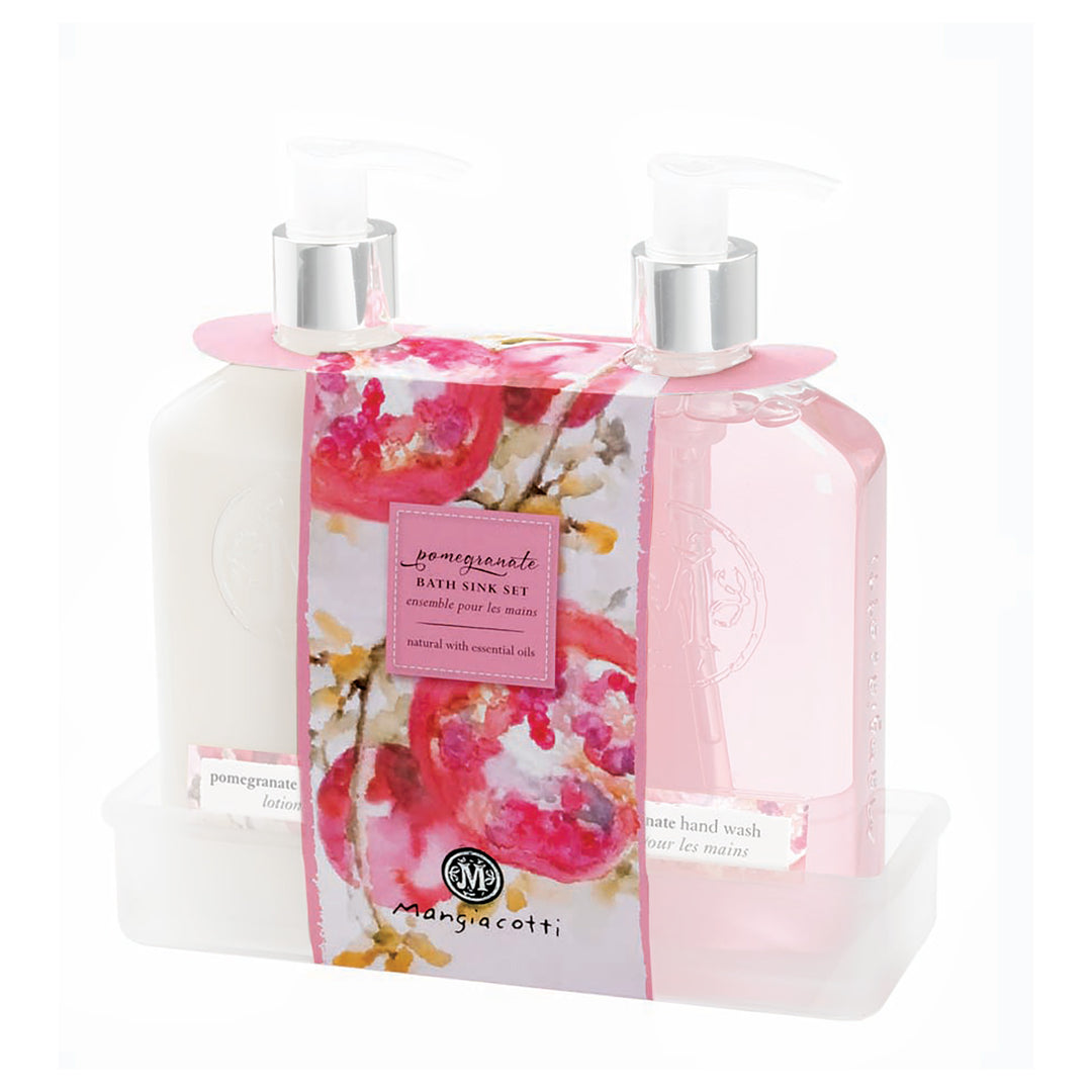 Pomegranate Bath Set Caddy Band