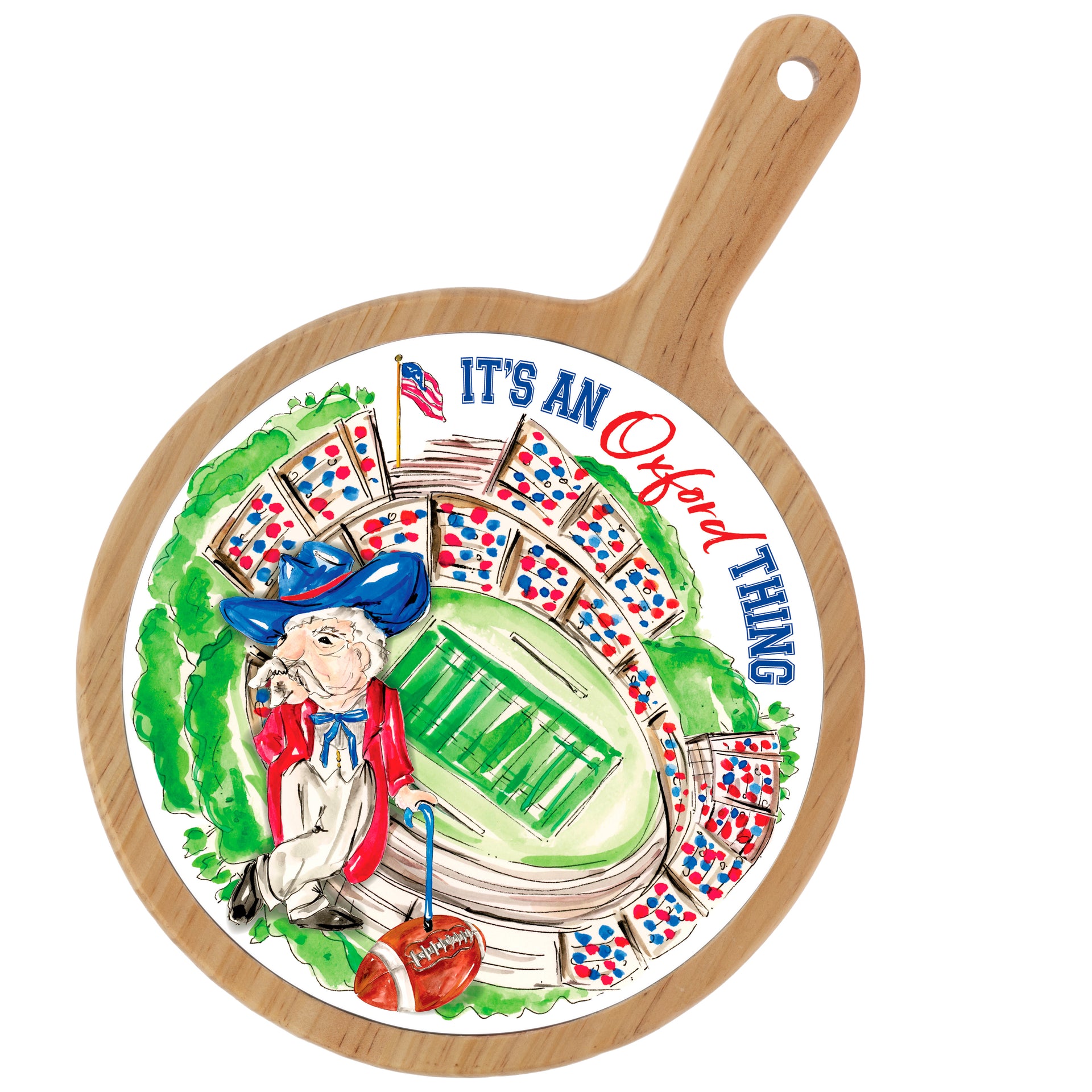 Blue Colonel Stadium Cheeseboard