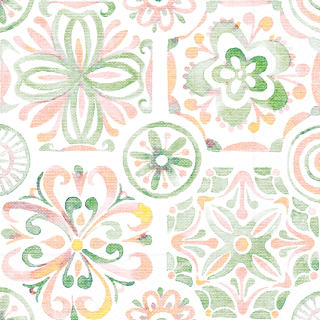 Colored Tile Lunch Napkin