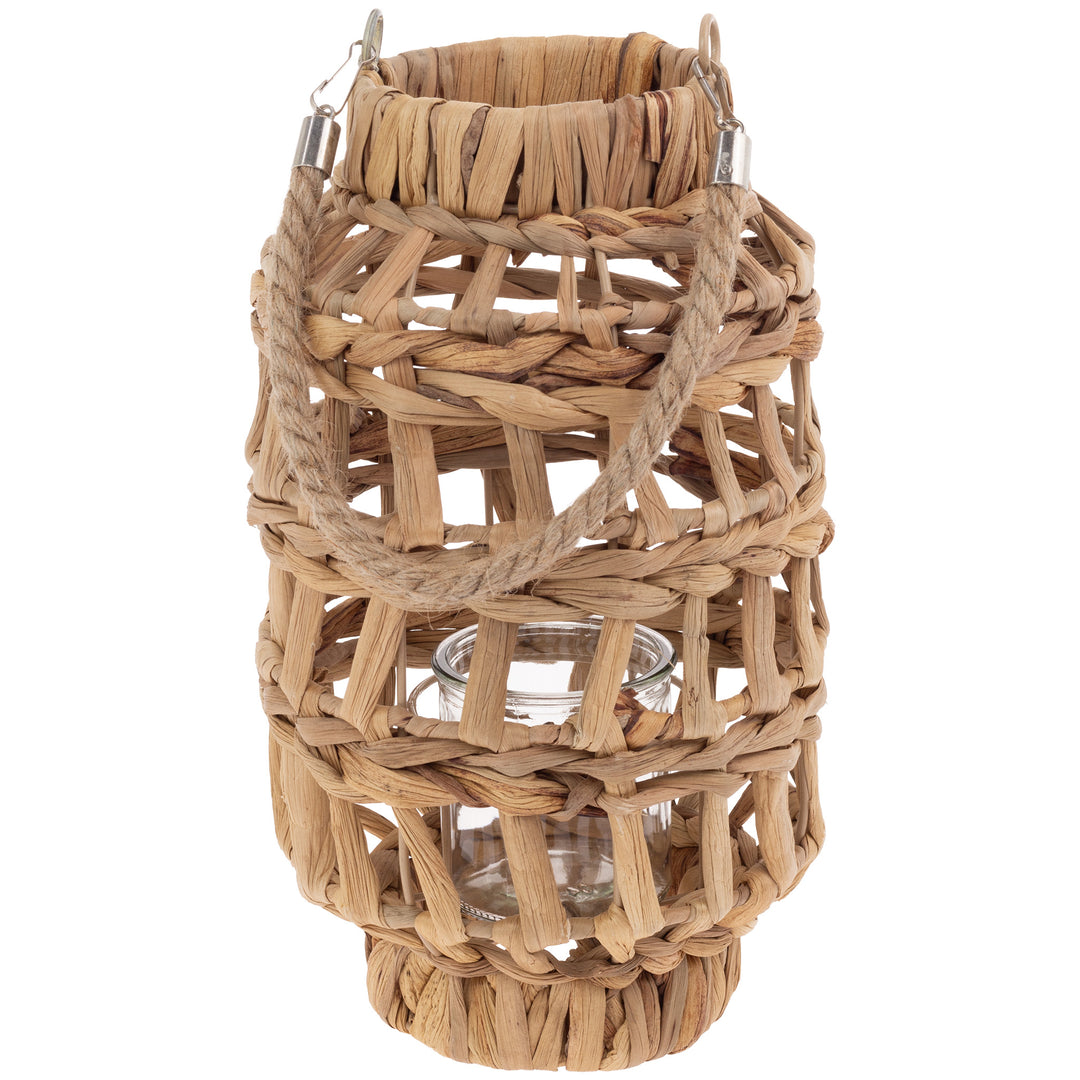 Water Hyacinth Lantern Small