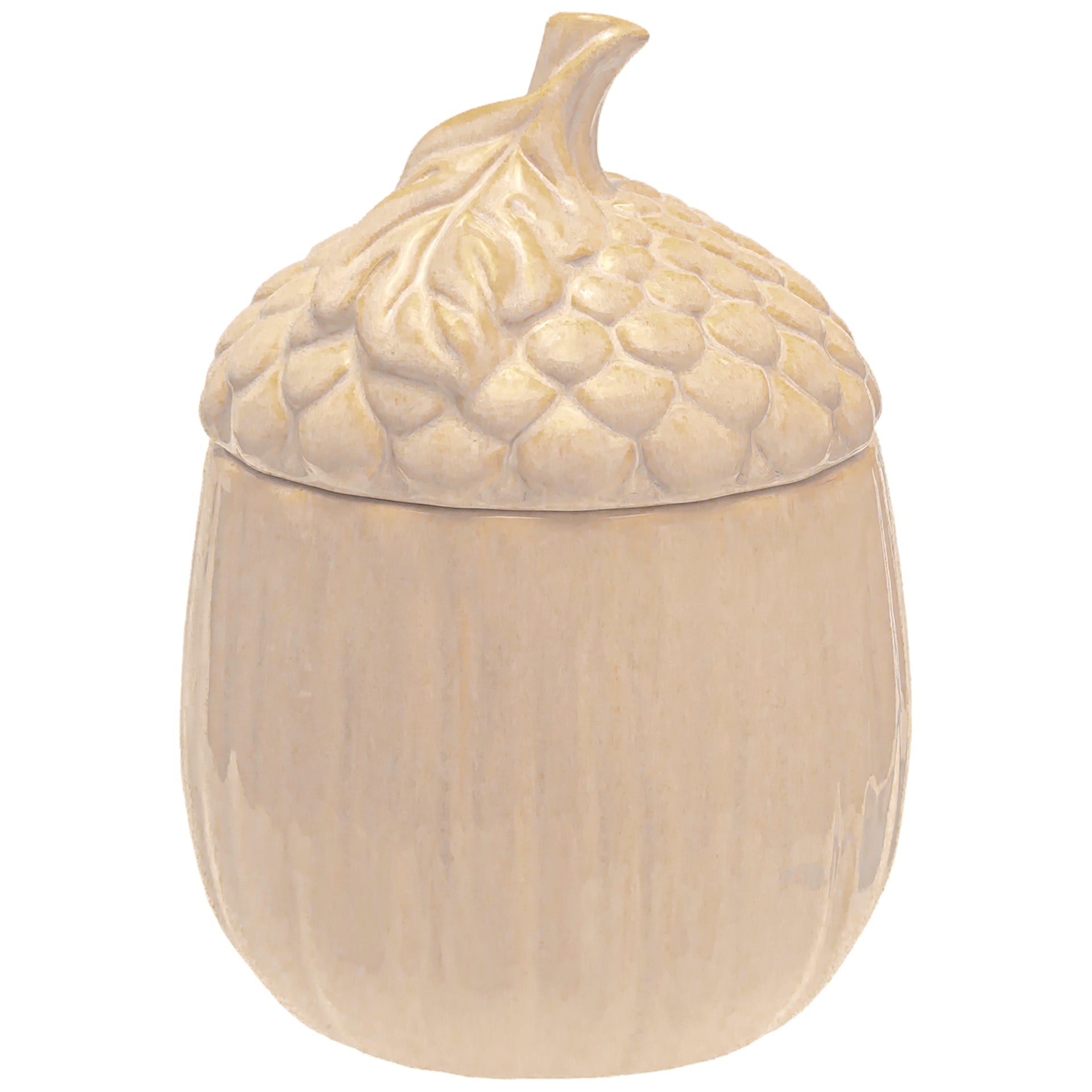 Acorn Cookie Jar Cream