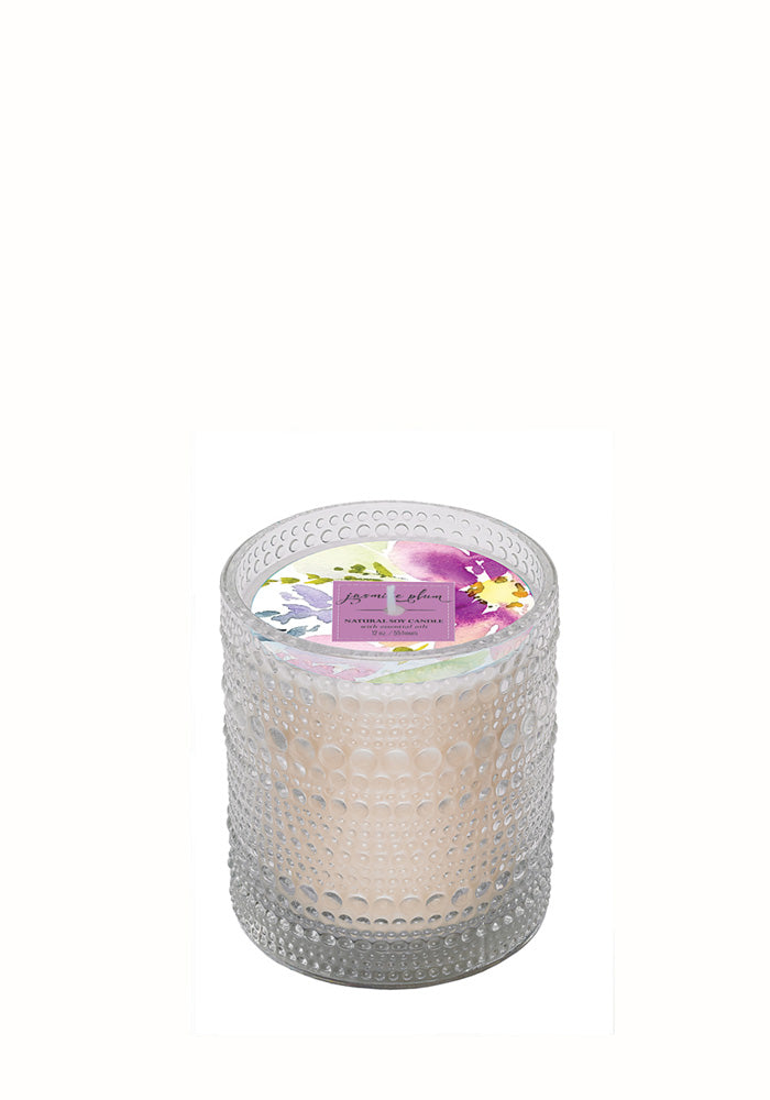 JASMINE PLUM SOY CANDLE - 7 oz