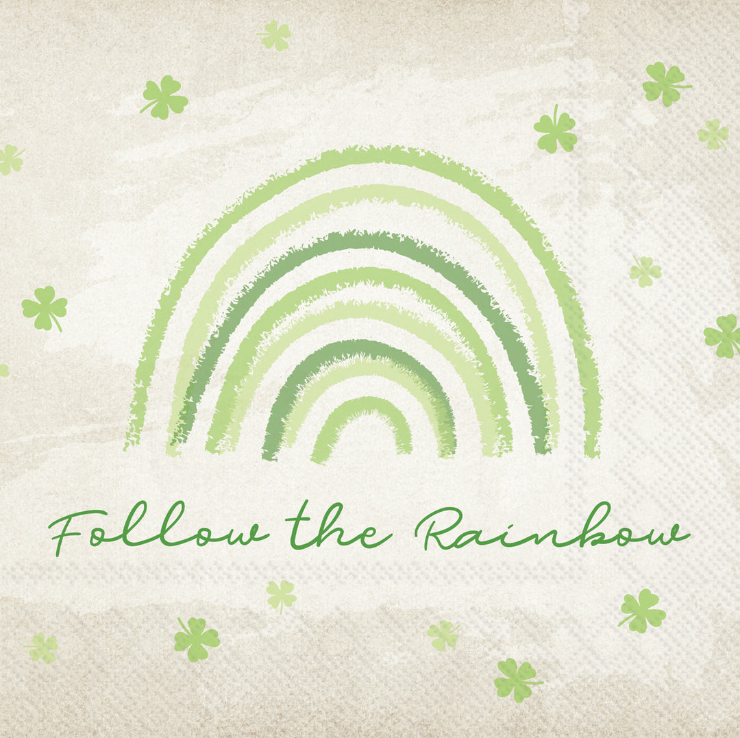 Follow the Rainbow Cocktail Napkin
