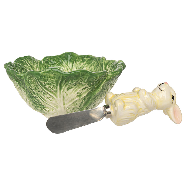 Cabbage Bowl &amp; Spreader
