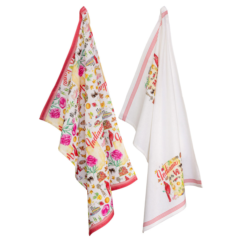 Indiana Tea Towels (Set of 2)