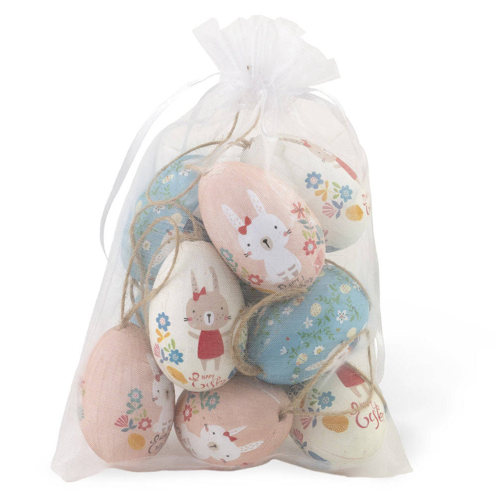 Playful Bunnies Bagged Eggs (Set of 12)