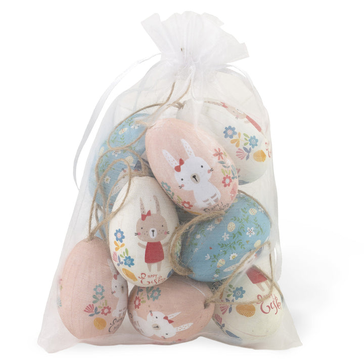 Playful Bunnies Bagged Eggs (Set of 12)