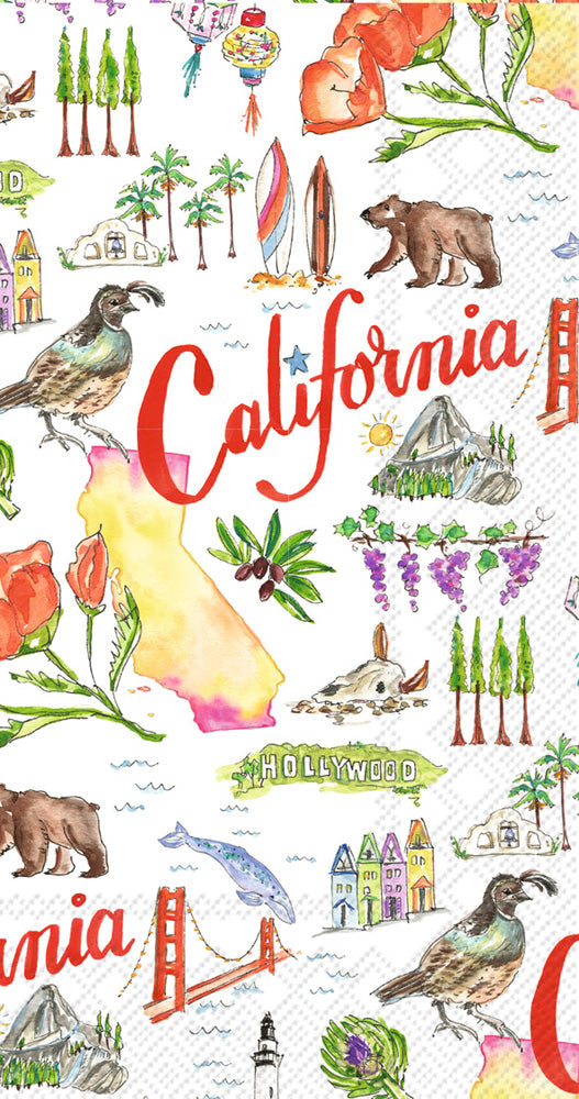 California State Collection Guest Towel