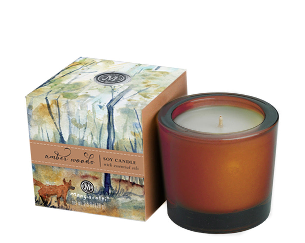 Amber Woods Soy Candle 2.5 oz.