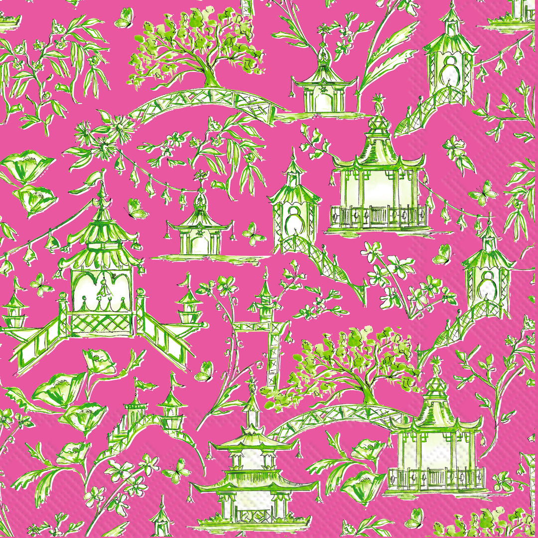 Pagoda pink Lunch Napkin