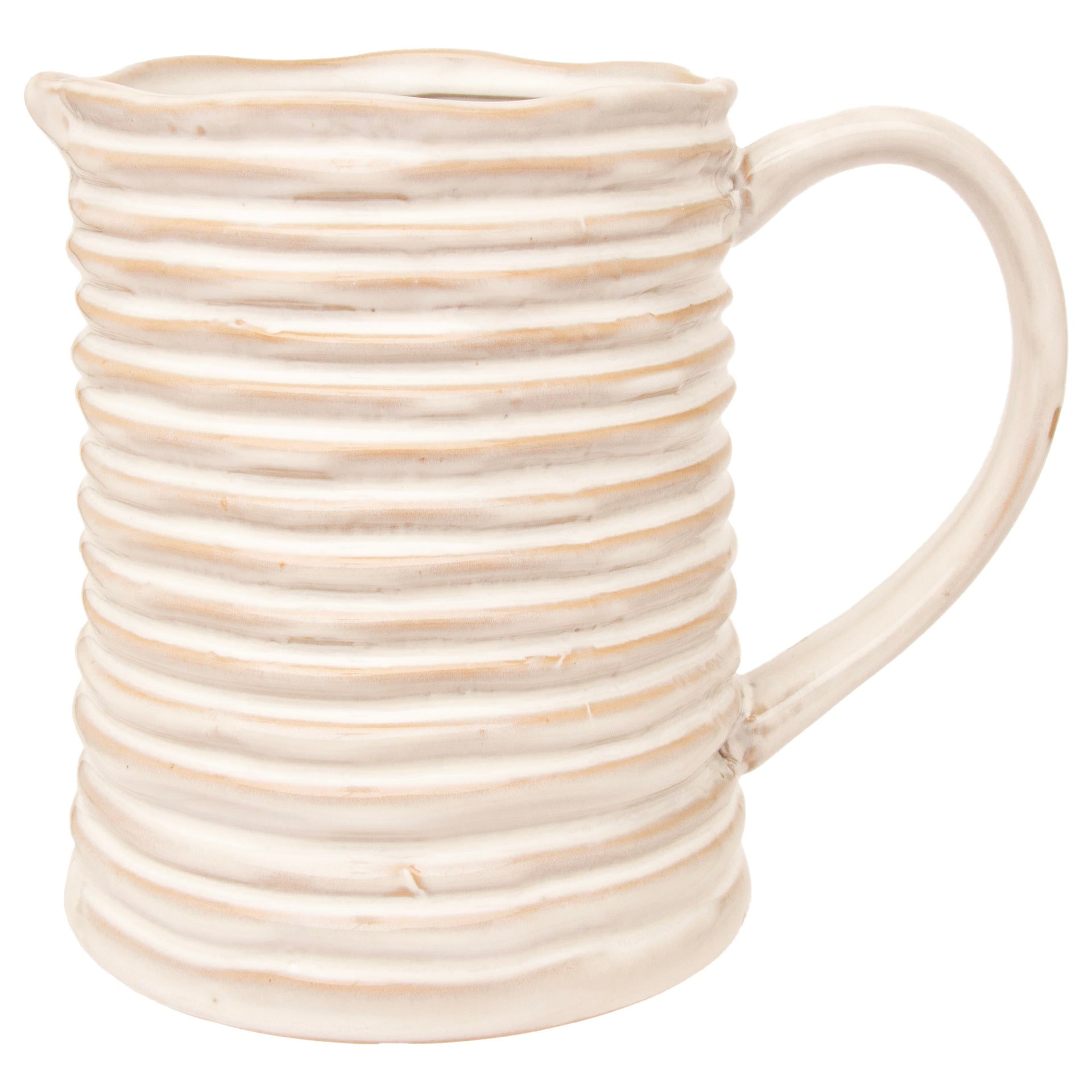 Rope Stoneware Pitcher