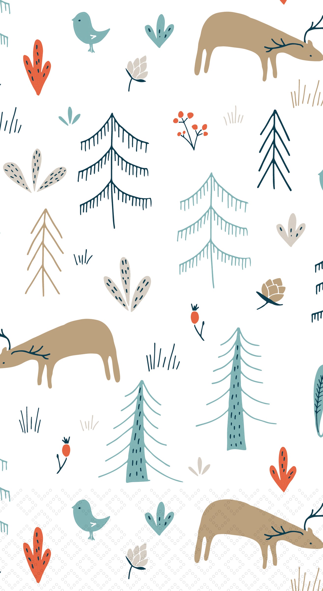 Forest Animals Guest Towel