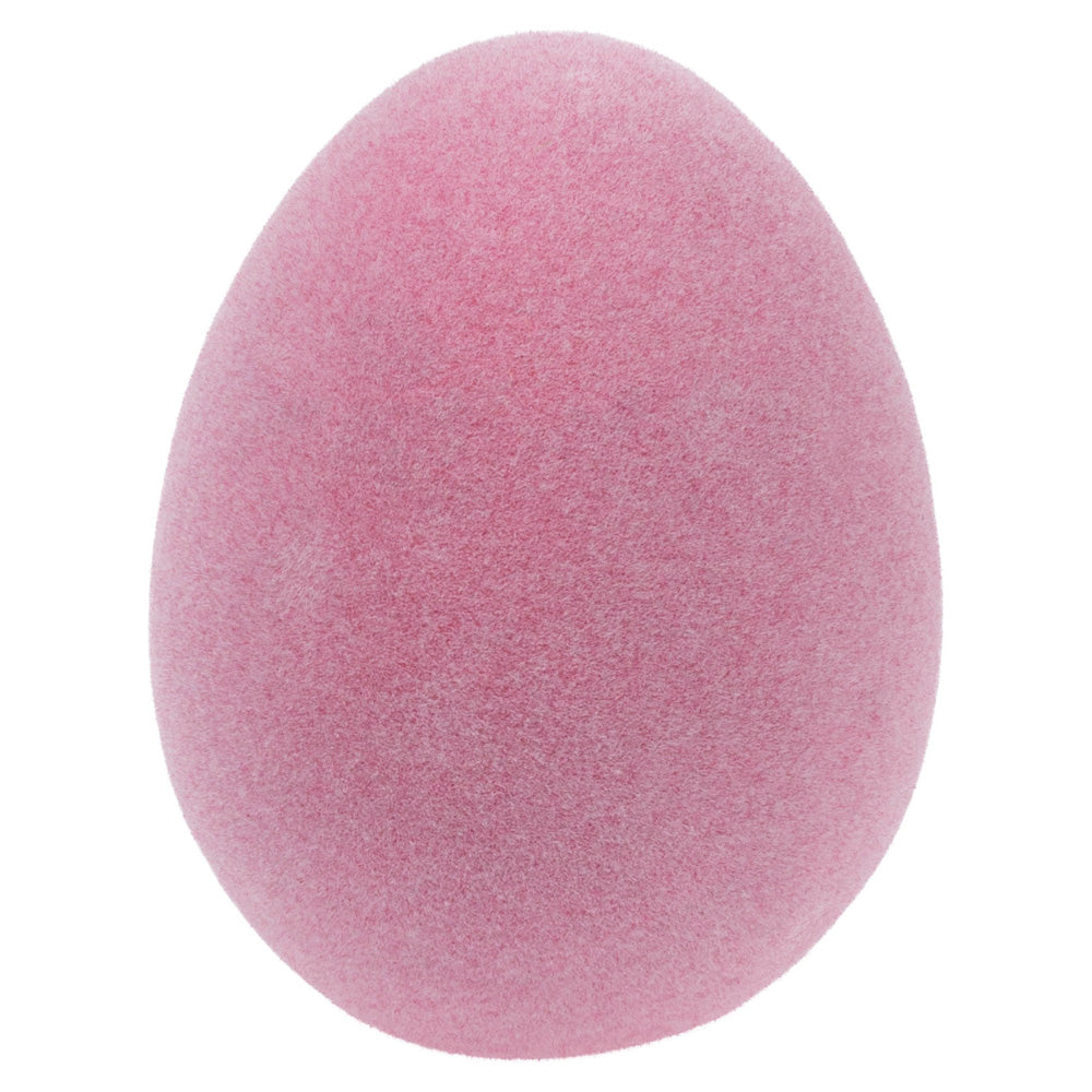 PINK FLOCKED EGG LG