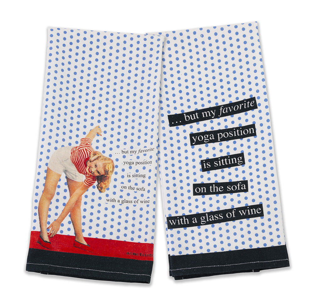 Yoga...Right? Tea Towels (Set of 2)