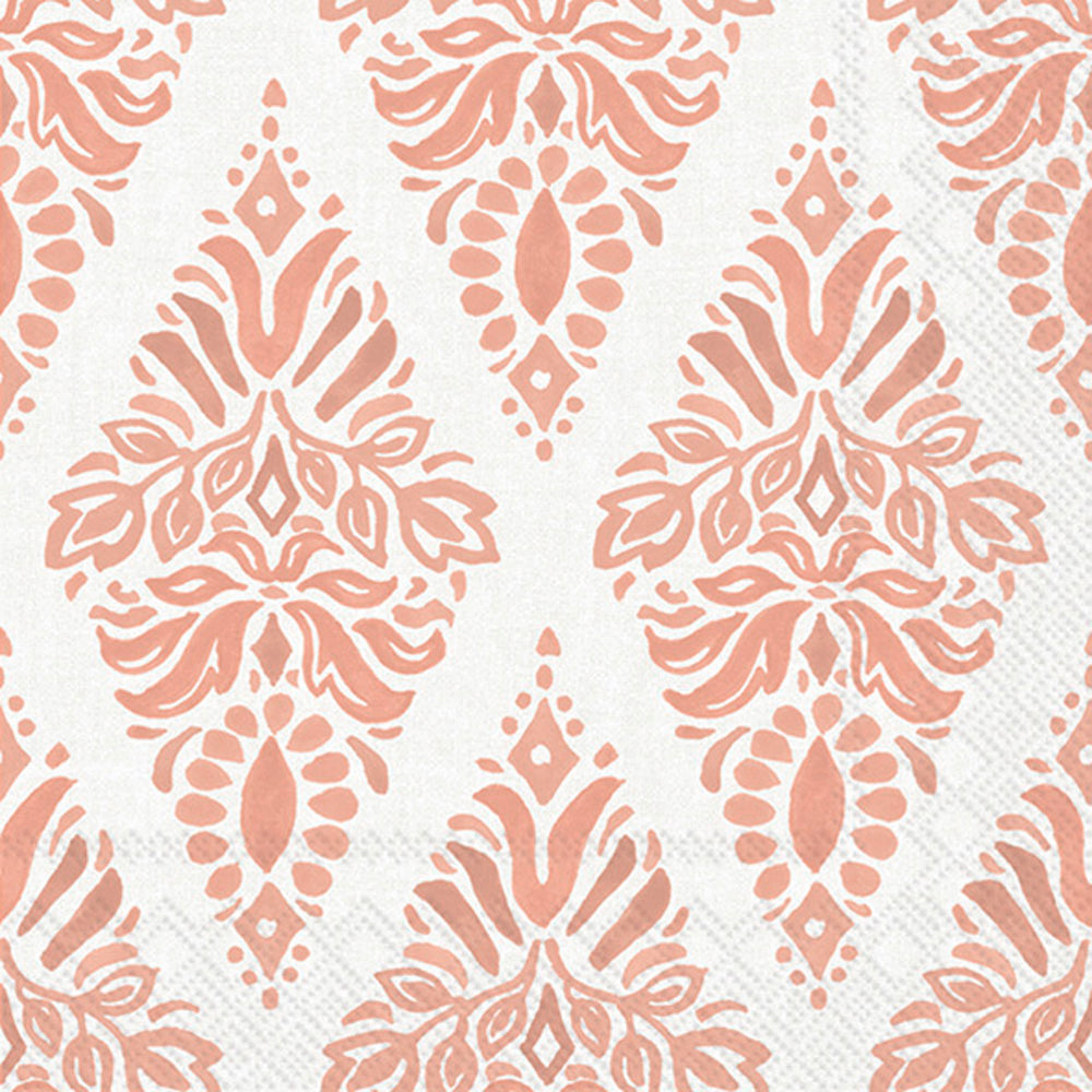 Soft Petals Cocktail Napkin Peach