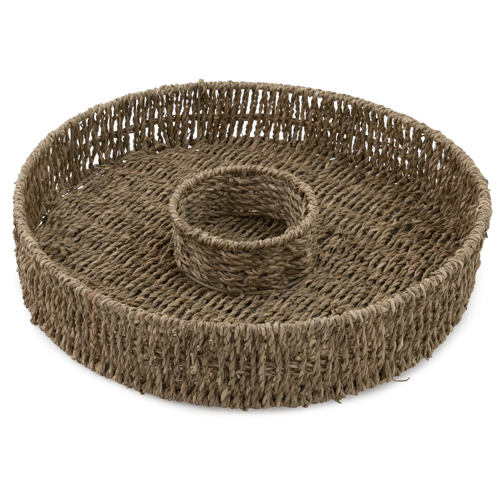 Seagrass Chip and Dip Basket