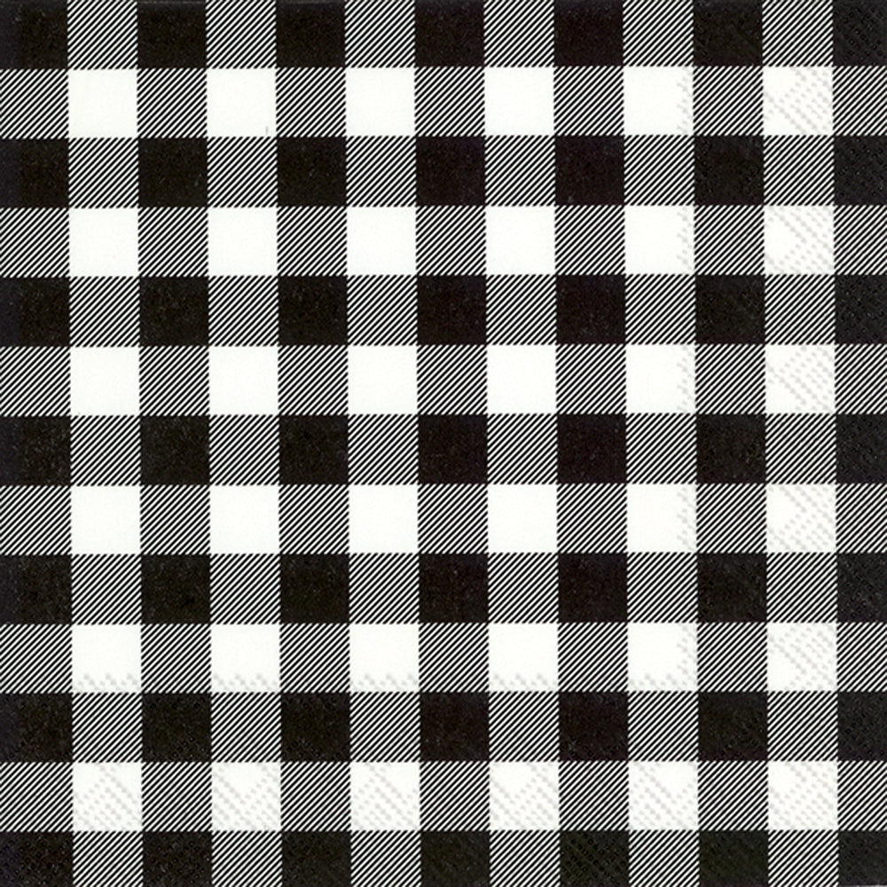 Buffalo Check Lunch Napkin Black