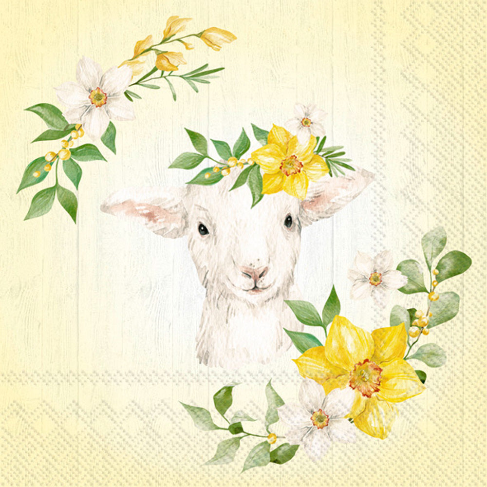 Lammy Lunch Napkin Yellow