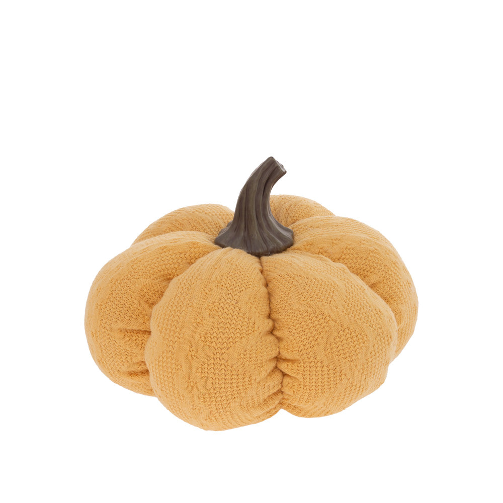 SMALL PLUSH SAFFRON YELLOW PUMPKIN