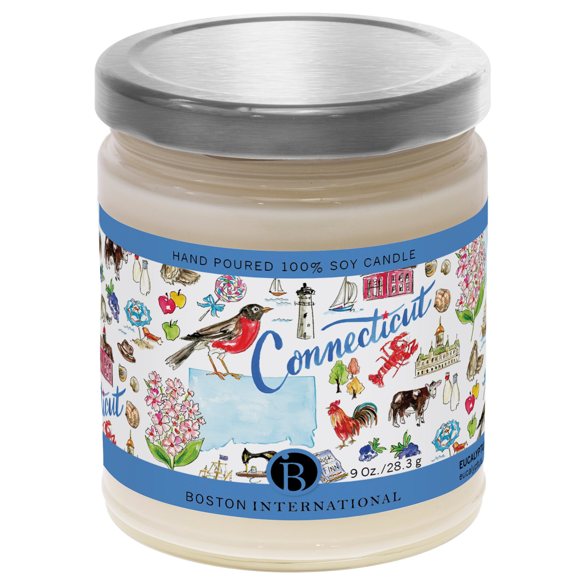 Connecticut State Candle
