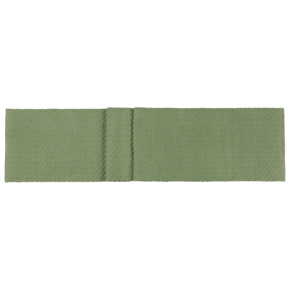 Sage Cobble Woven Table Runner
