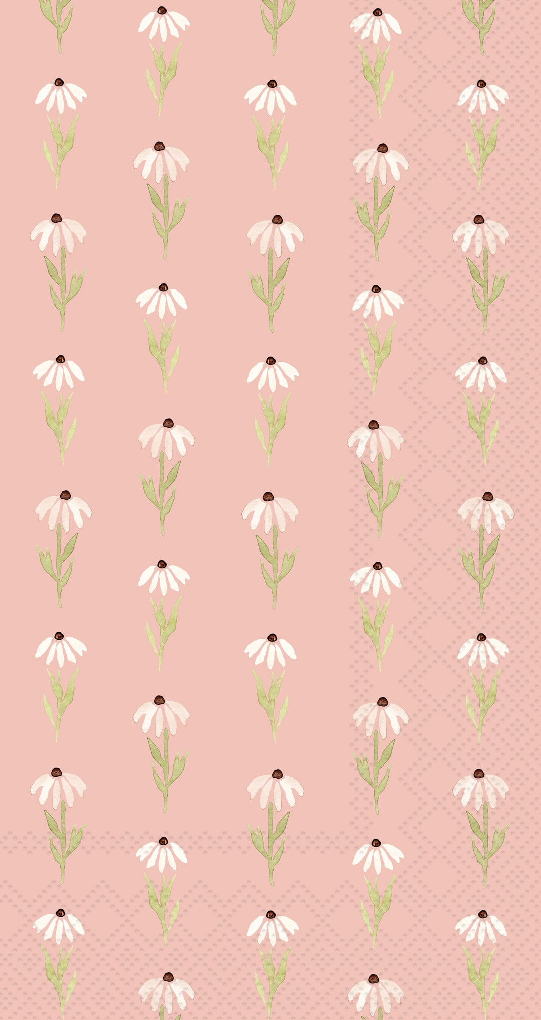 Pink Daisy Guest Towel
