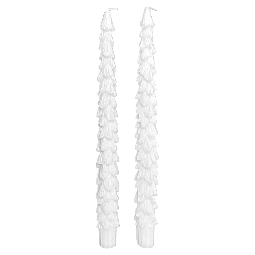 White Tree Taper Candles