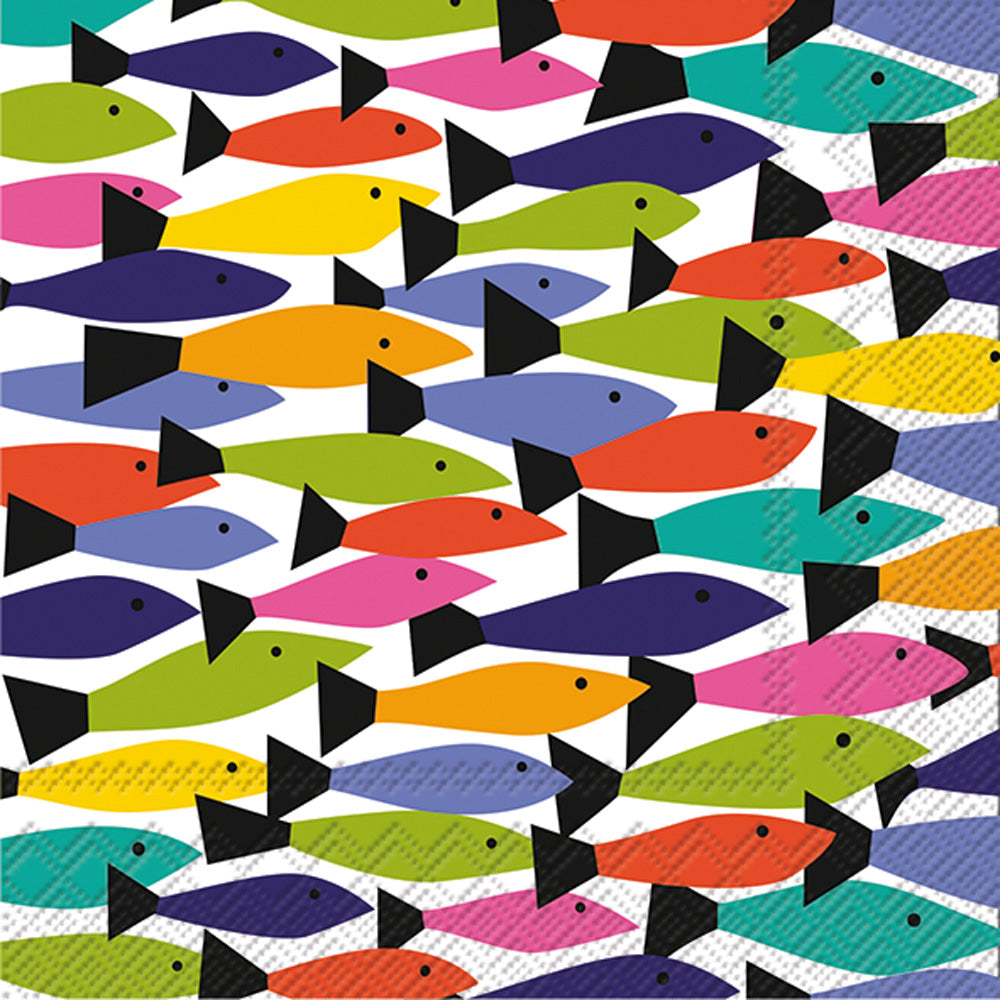 Rainbow Cocktail Napkin