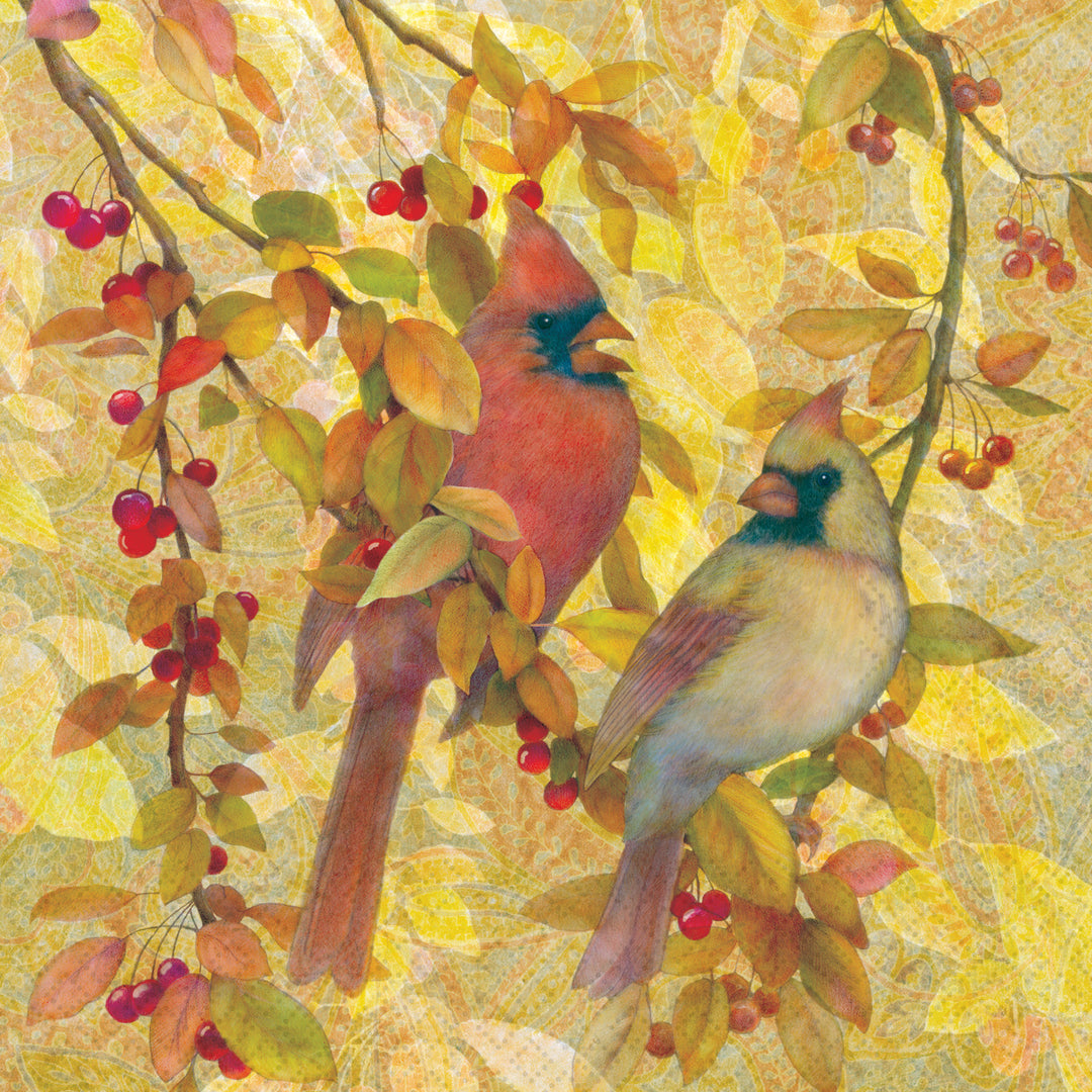 Autumn Flight Cocktail Napkin
