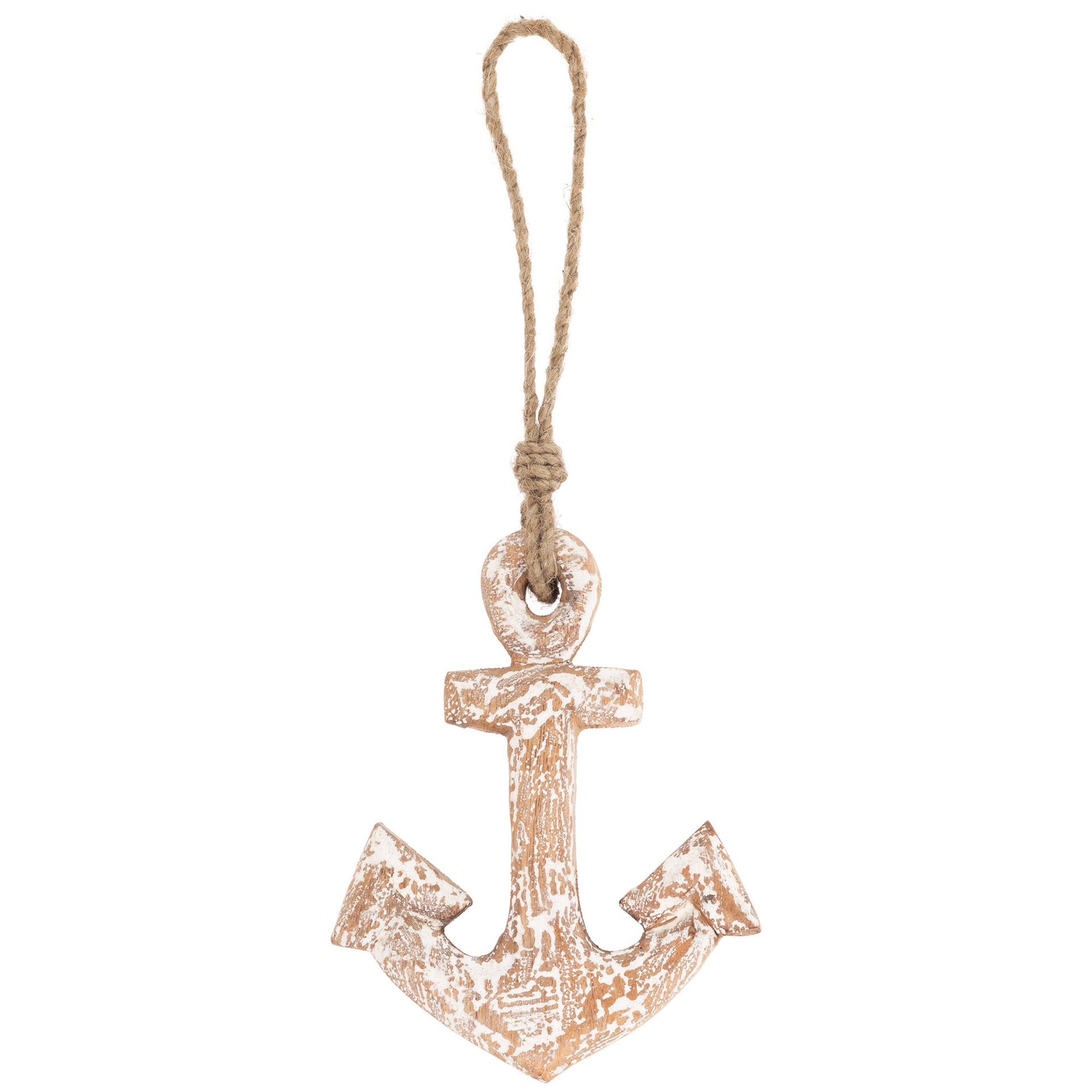 Whitewash Hanging Anchor Small