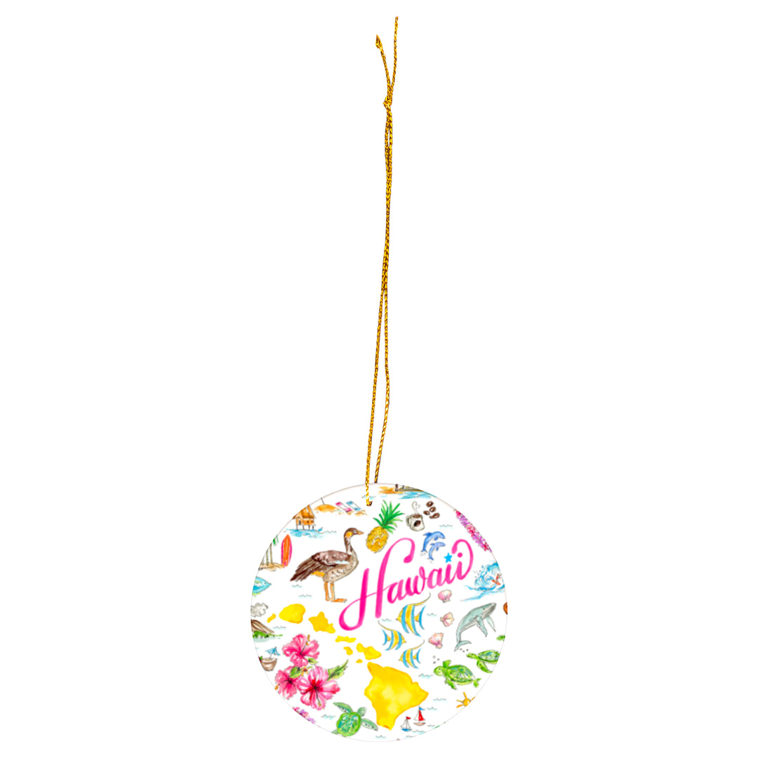 Hawaii State Ornament