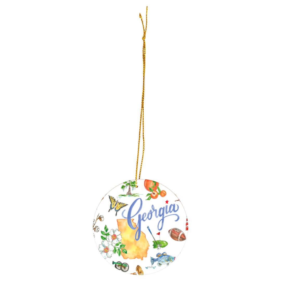 Georgia State Ornament