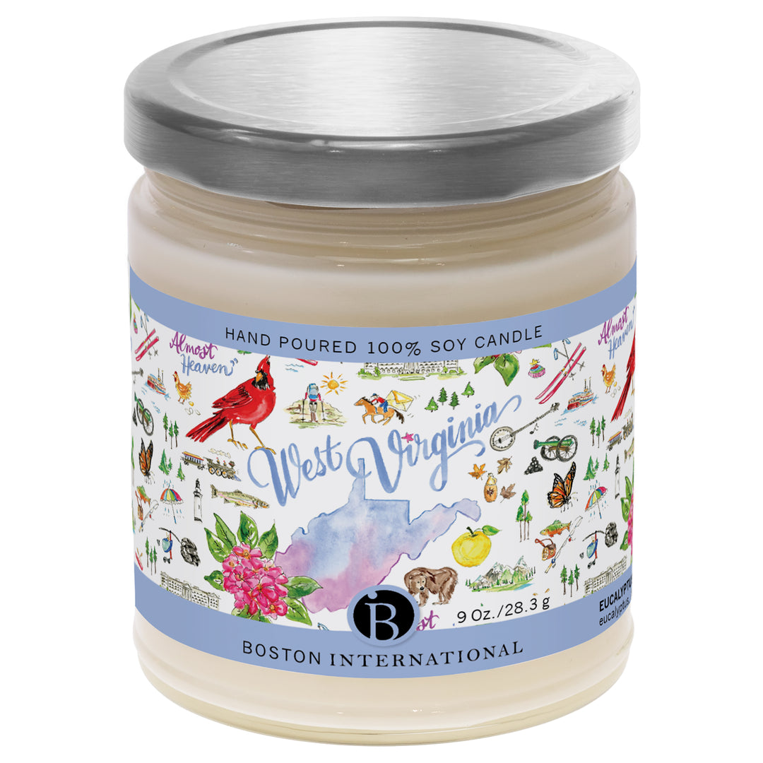 West Virginia State Candle