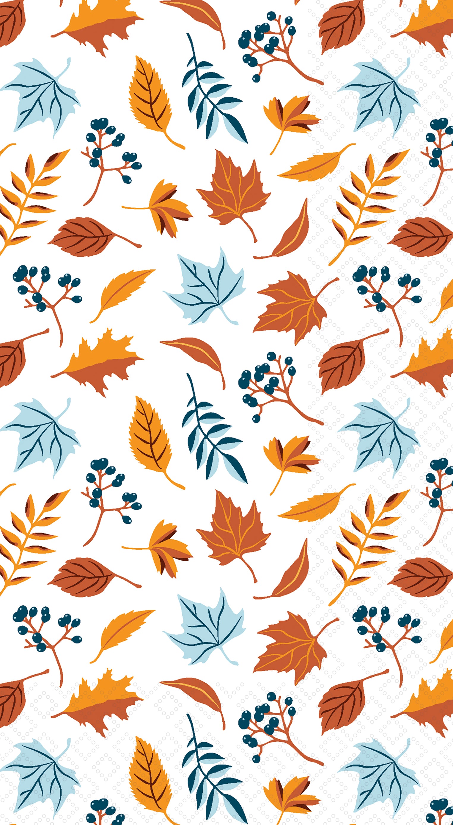 Autumn Leaves Scatter Guest Towel