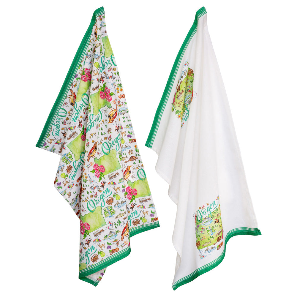 Oregon Tea Towels (Set of 2)