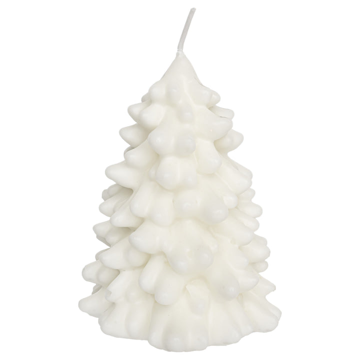 White Spruce Tree Candle Large