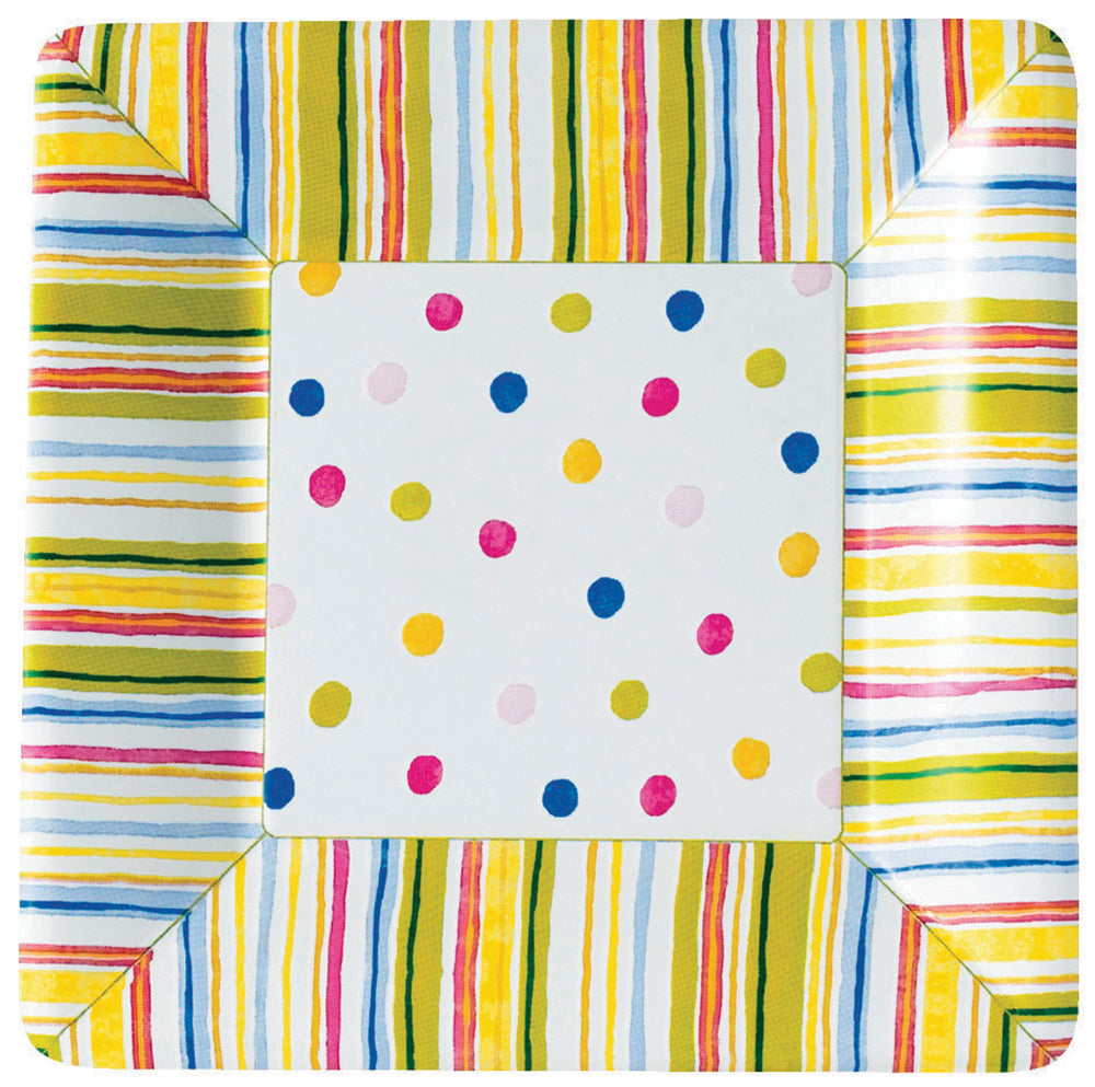 10 SQ PLT/SMART DOTS white