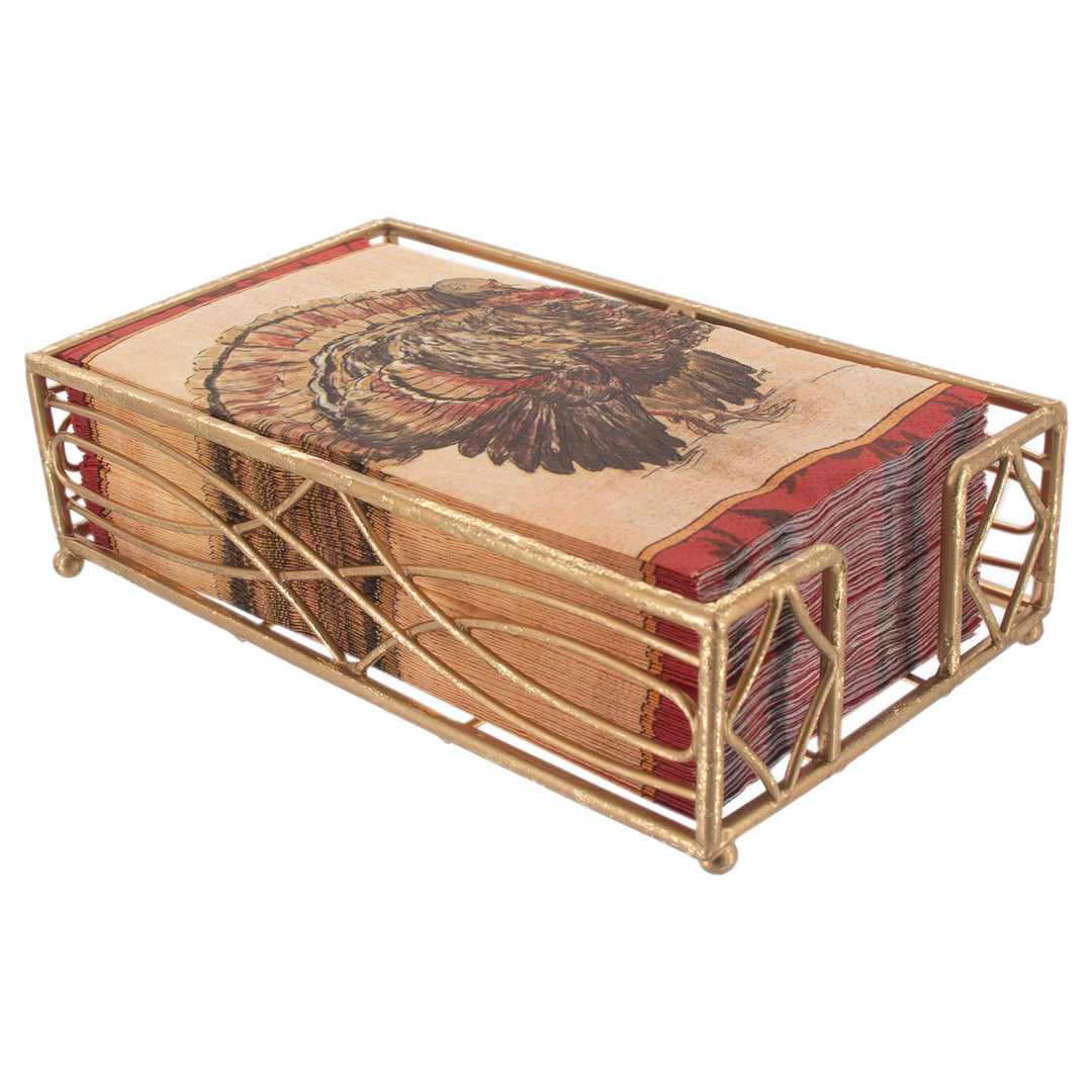 Wave Guest Caddy Gold Leaf