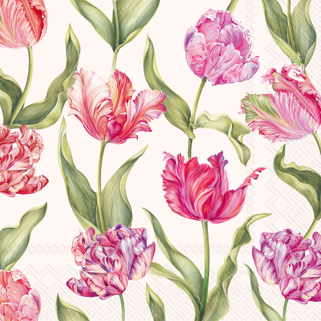 Estelle Cream Cocktail Napkin
