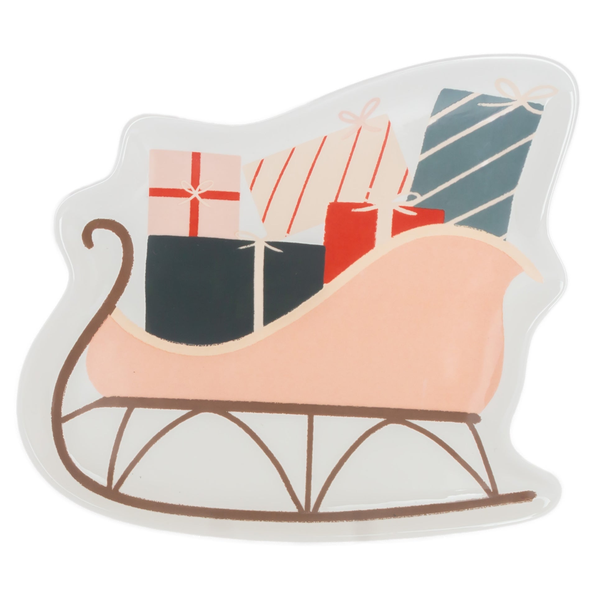 Dancing Deer Sleigh Plate